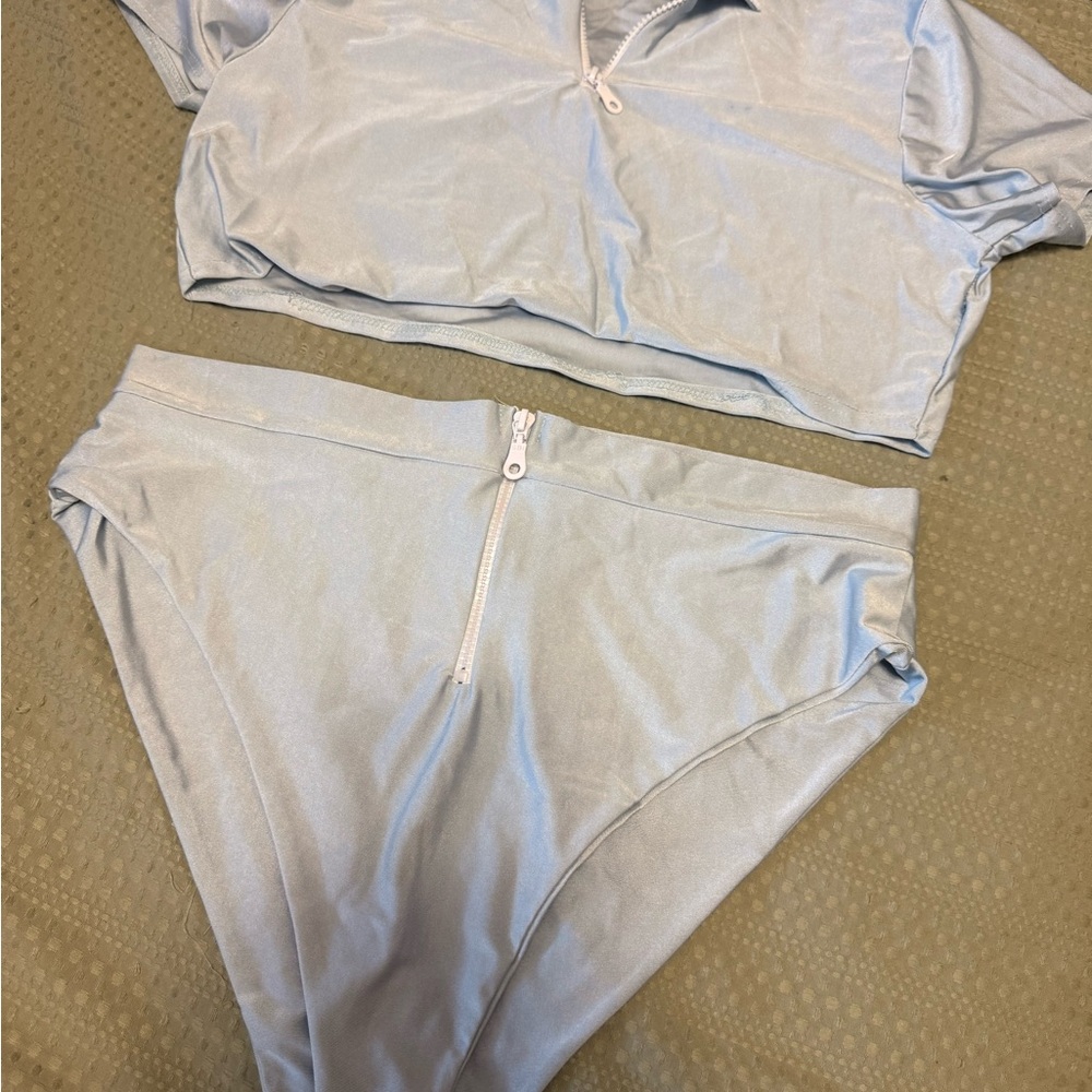 Light Blue Women's Swimsuit